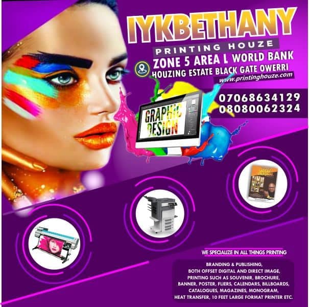 printing, branding & publishing, both Offset Digital & Direct image Printing Such as Souvenir, Brochure, Banner, Poster, Flyers, Calendars, Billboards, Catalogues, Magazines etc. Branding & heat transfer on cars, jug, mugs, tshirts, facecap etc. Monogram on T Shirts, towels, facecaps, uniforms, back to school etc. We have 10 feet large format machine for Bilboards, vehicle branding