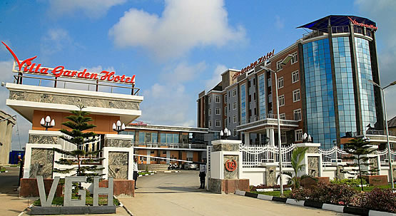 Villa garden hotel front desk