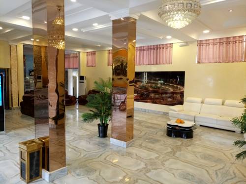 front desk of Villa Garden Hotel